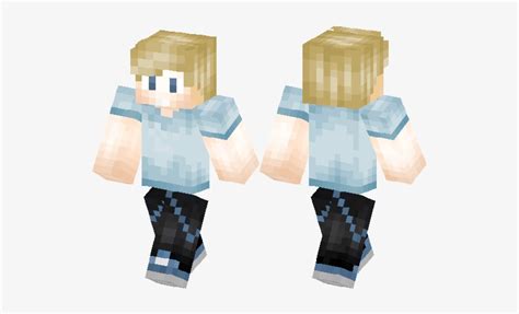 Download Transparent Cool Blond Hair Boy - Minecraft Blond Boy Skin - PNGkit