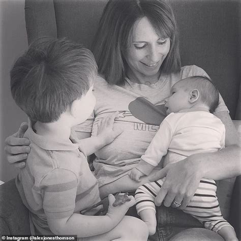 Alex Jones ends her maternity leave by sharing a sweet family photo ...