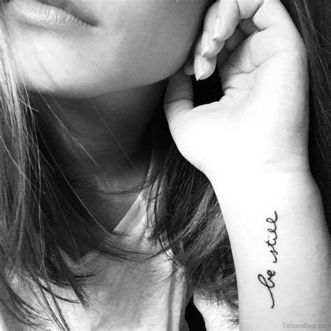 14 Be Still Tattoo Designs On Wrist - Tattoo Designs – TattoosBag.com