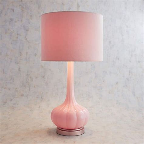 Oversized Pink Ceramic Table Lamp with Velvet Shade #girly#top#gorgeousness | Table lamp, Lamp ...