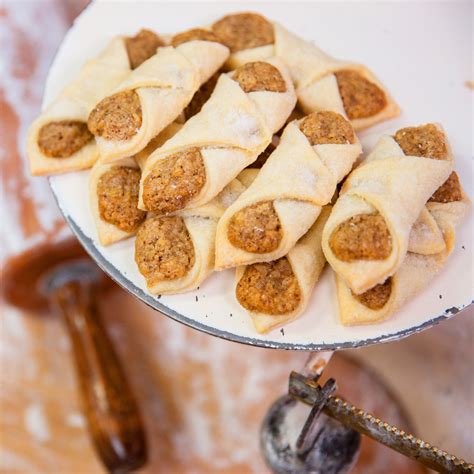 Nut Kolachi Cookies aka Kolacky, Kolaczki, Kiffles | Walnut cookies, Food, Recipes