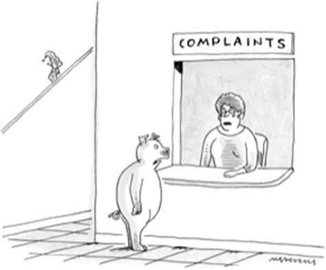 Anatomy of The New Yorker’s Pig at the Complaint Department Cartoon ...