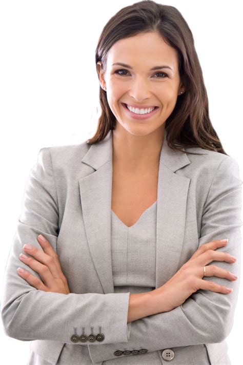 Download Transparent Smiling Business Woman Png - Corporate Woman Smiling Png - PNGkit