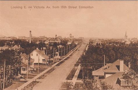 LOOKING EAST ON VICTOTIA AVE FROM 16TH STREET EDMONTON | Flickr
