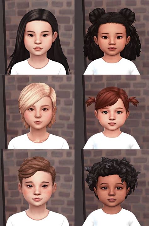 Kids Dump #2 | Maytaiii on Patreon | Sims baby, Sims 4 toddler, Sims hair