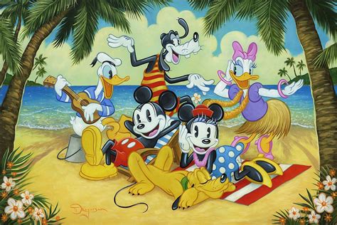 Disney Fine Art | Disney fine art, Disney art, Mickey and friends