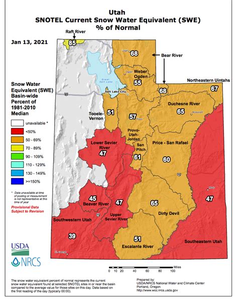 Utah on Track for Lowest Snowpack on Record: Currently Well Below Historically Low 2015 Season ...