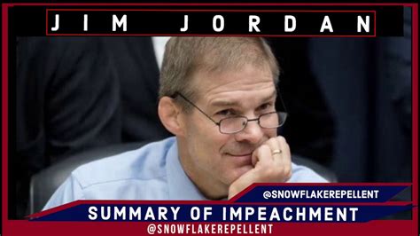 Jim JORDAN IMPEACHMENT SUMMARY - YouTube