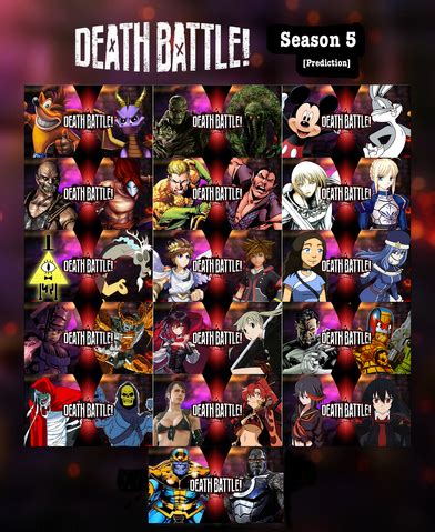 Image - DeathBattle-Season5-Predictions.png | DEATH BATTLE Wiki | FANDOM powered by Wikia