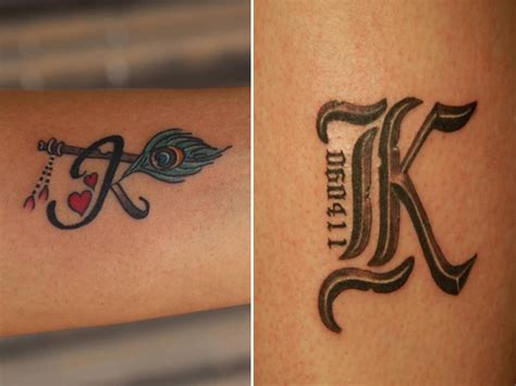 20 Creative K Letter Tattoo Designs for Artistic Inspiration