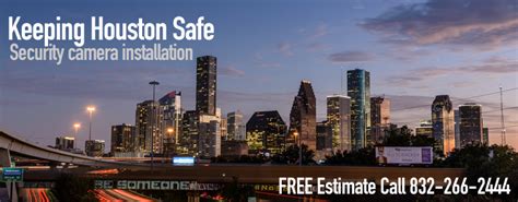 Houston security camera installation and services