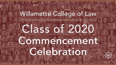 Willamette University celebrates the College of Law Class of 2020 - YouTube