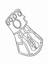Infinity Gauntlet Marvel coloring Page sketch template