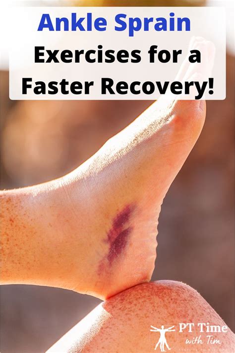 Do These Exercises to Recover FASTER From a Sprained Ankle! | Sprained ...