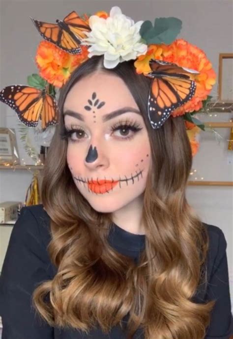 Monica Llaca 😊 | Maquillaje de halloween bonito, Maquillaje de cara de ...