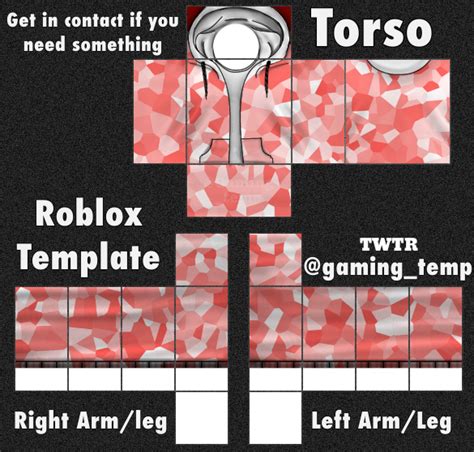 Roblox Torso Template