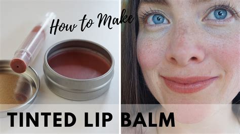 How to Make Naturally Nude Tinted Lip Balm - YouTube