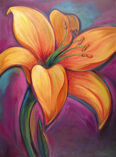 Acrylic Flower Painting For Beginners – Warehouse of Ideas