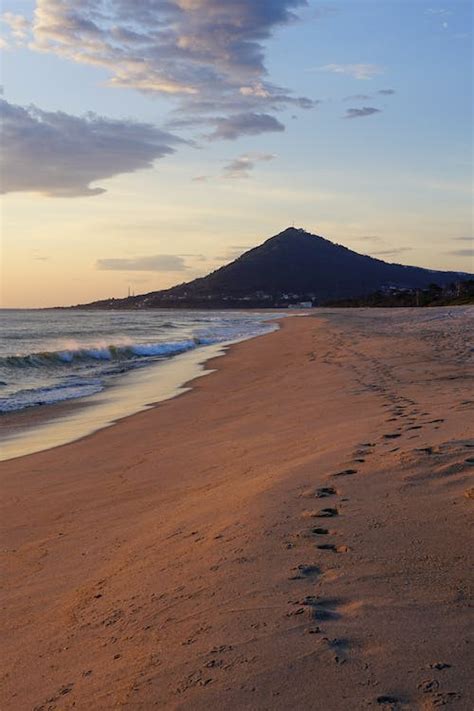 Human Trail on Sandy Beach · Free Stock Photo