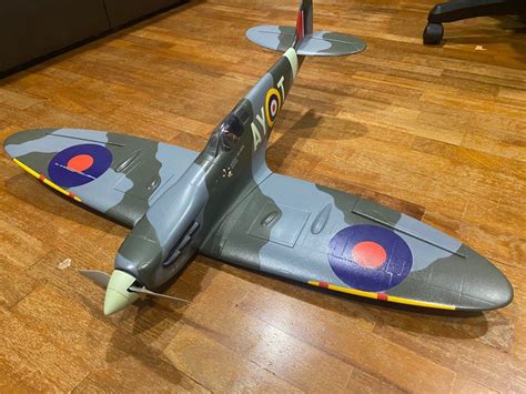 Spitfire RC warbird, Hobbies & Toys, Toys & Games on Carousell