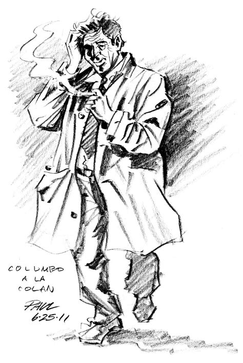 Saturday Sketch-Day: Columbo à la Colan