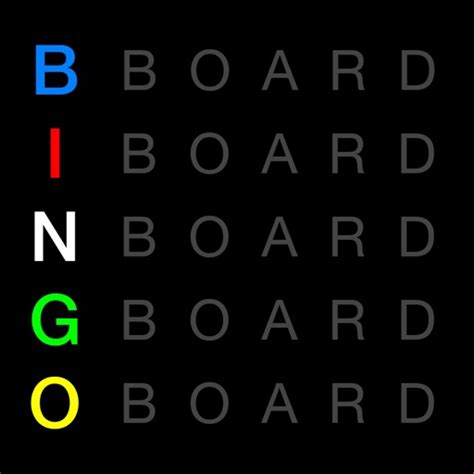 Bingo Board Display by Nicholas Todor