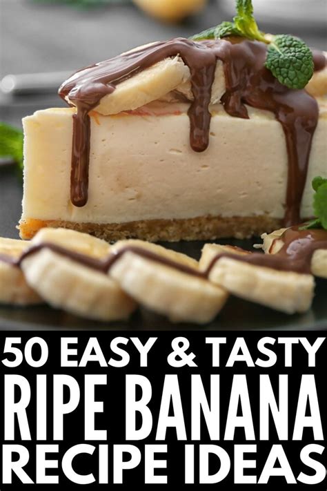 50 Simple and Delicious Ripe Banana Recipes to Try | Banana recipes, Recipe using ripe bananas ...