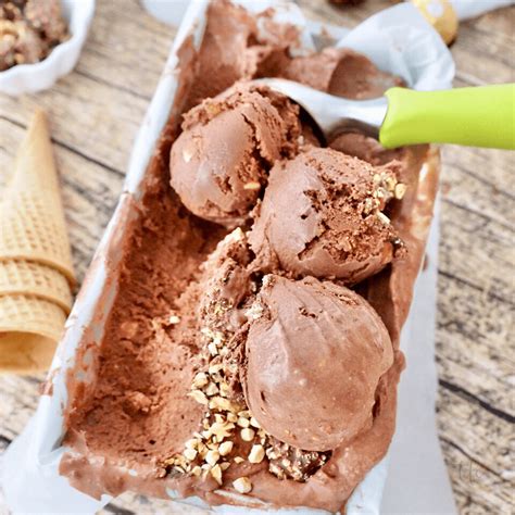 Ferrero Rocher Ice Cream - The Fresh Cooky