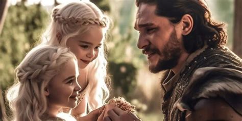 Game Of Thrones Art Imagines What Jon & Dany's Family Could Have Looked ...