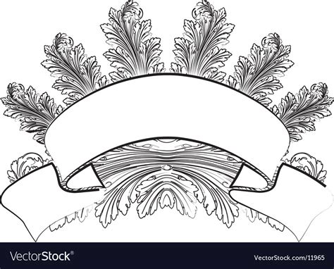 Baroque pattern Royalty Free Vector Image - VectorStock