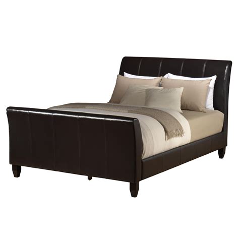 9025 King Upholstered Sleigh Bed by Lifestyle | Upholstered sleigh bed, Leather bed, Adjustable beds