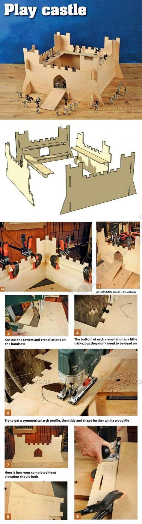 Play Castle Plans - Children’s Wooden Toy Plans and Projects | WoodArchivist.com | Wooden toys ...