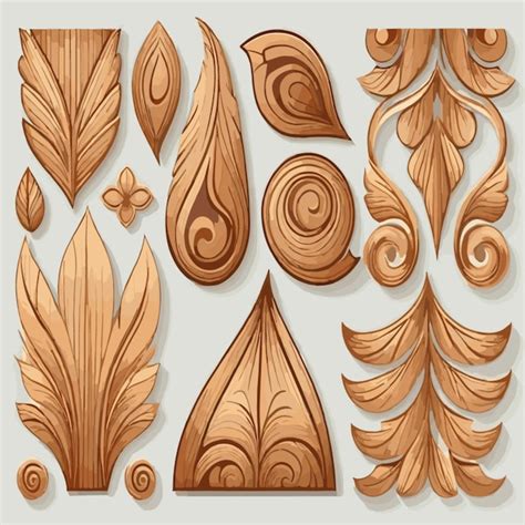 Wood pattern vector | Premium AI-generated vector