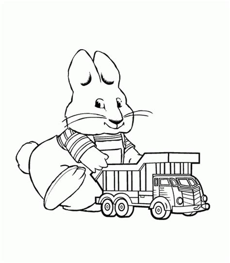 Max And Ruby Coloring Pages Printable - Coloring Home