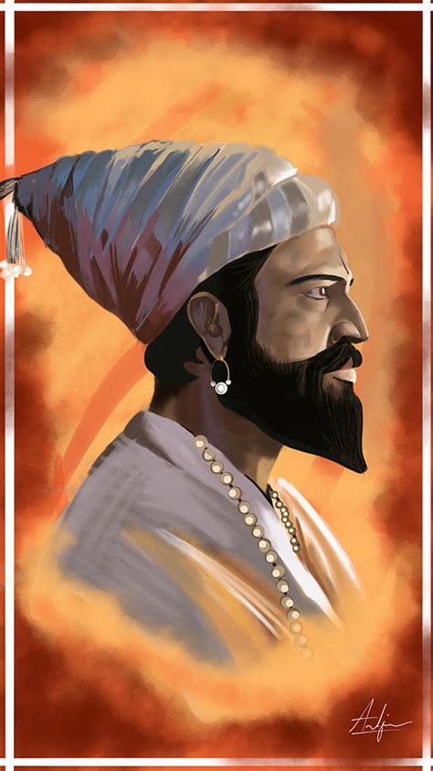 Chhatrapati Shivaji Maharaj Digital Art by Akash Mahajan - Fine Art America