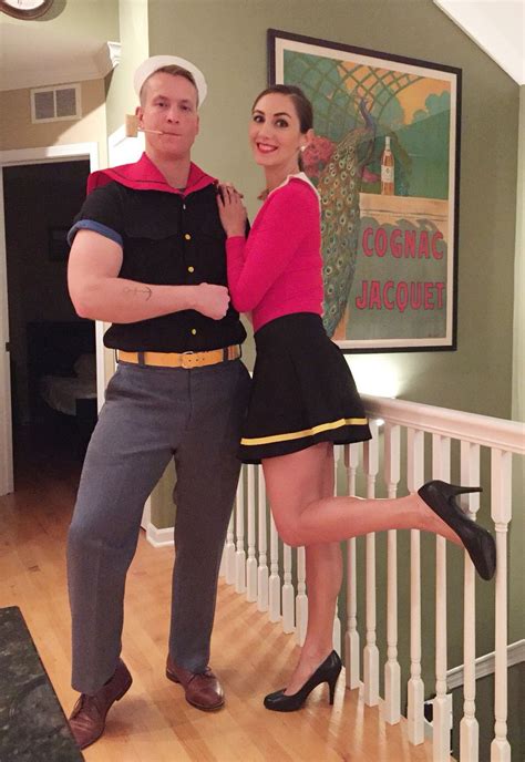 Popeye and Olive Oyl - easy couples Halloween Costume | Couple ...