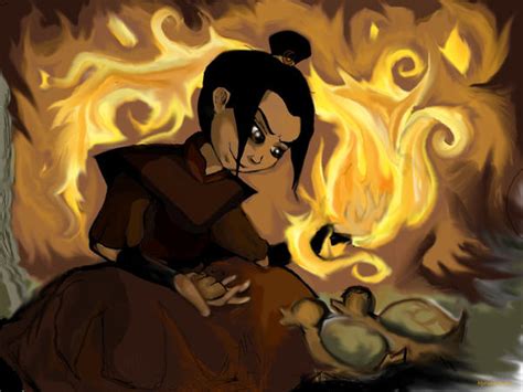 Azula firebending pratice by Miraubin on DeviantArt