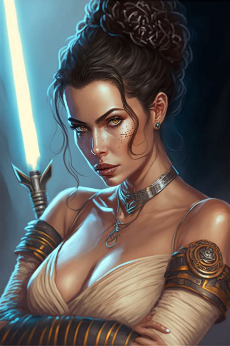 ArtStation - Jedi Girl Fun Art