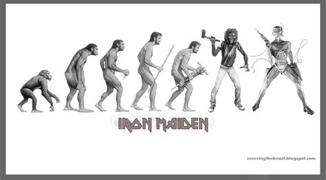 Iron Maiden Cover and Tribute Blog: Funny Iron Maiden - Eddie Evolution Chart