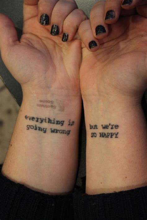 43 Wonderful Quote Wrist Tattoos