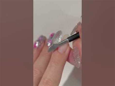 Unbelievably fast gel nail polish removal using peel off base coat # ...