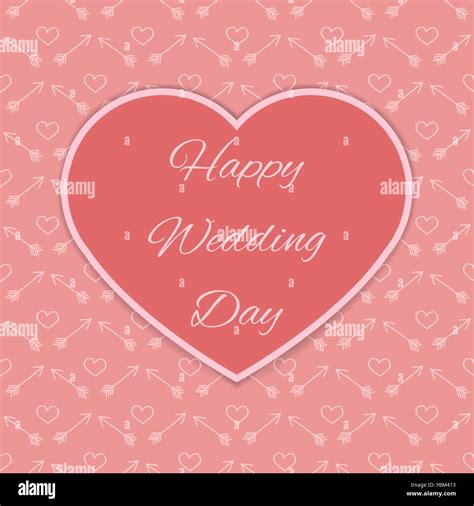 Happy wedding day card Stock Vector Image & Art - Alamy