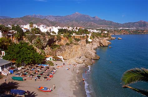 Beach at Nerja, Spain, Afternoon • Wander Your Way