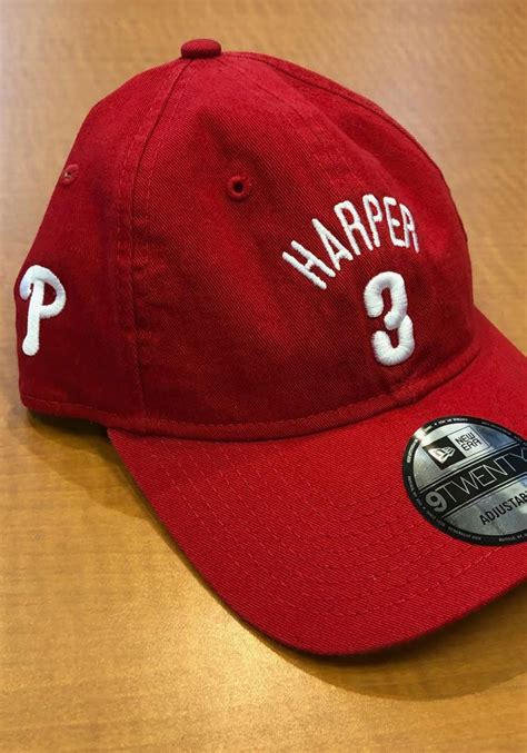 Bryce Harper Philadelphia Phillies Name Number 9TWENTY Adjustable Hat ...