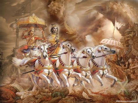 The Lesson from Mahabharat | Bhagavad gita, Sky painting, Krishna art