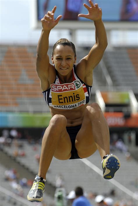 Female Olympic Athletes Nude | Sexy Athletes - Jessica Ennis long jump and hurdles x39 ...