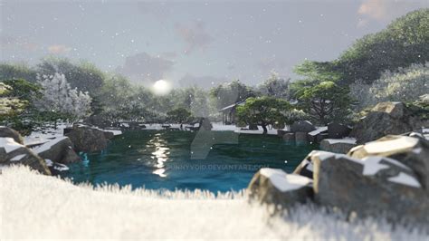 Koi Pond - Winter by BunnyVoid on DeviantArt