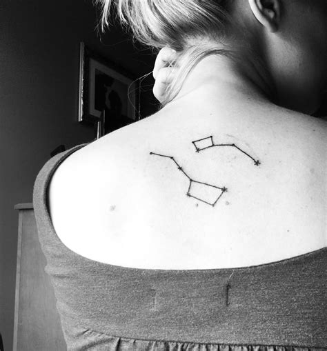 Ursa Major Ursa Minor tattoo Big Dipper Little Dipper constellation ...