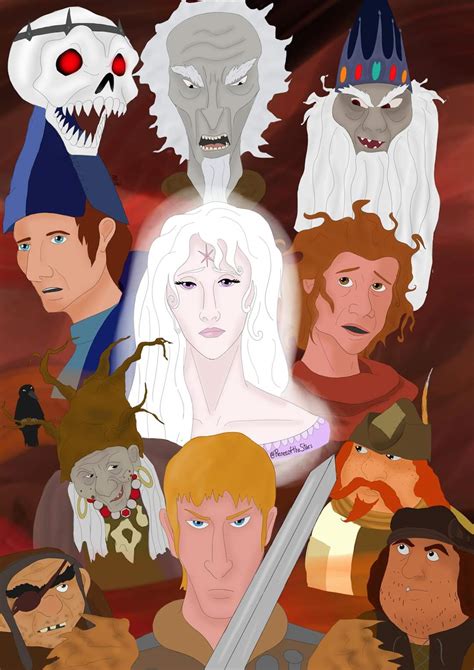 Tried my hand at drawing The Last Unicorn characters. I think it went rather well! : r ...