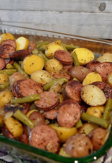 BEST RECIPE for Smoked Sausage and Potato Bake Download. - Etsy.de | Ricette semplici, Ricette ...